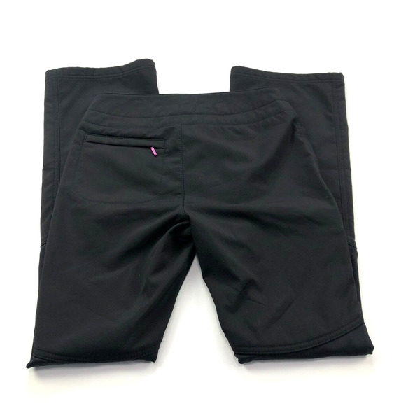 Title Nine 2 (Fit W 32L) Straight Hiking Trek Polyester Spandex Cargo Pant Black - Picture 1 of 11